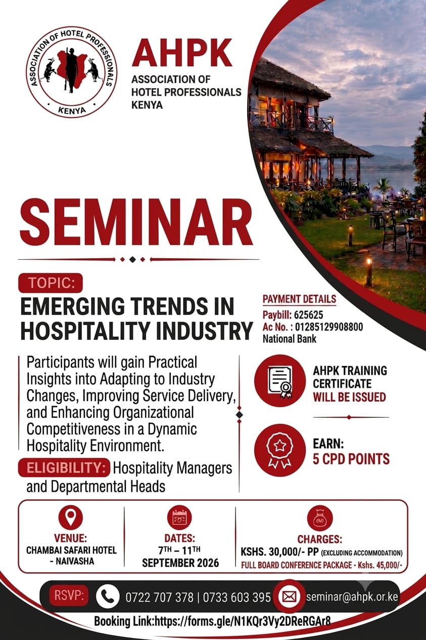 AHPK Seminar - 7th - 11th September 2027